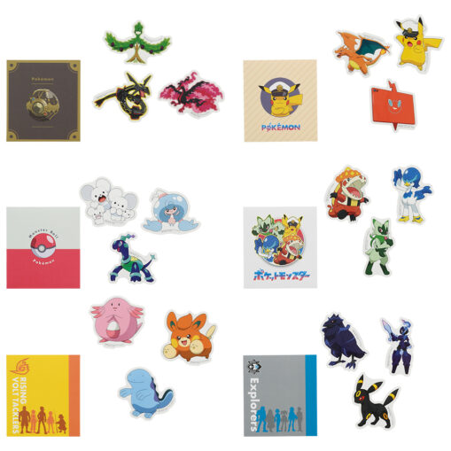 Pokémon Ichiban Kuji F Prize: Flake Sticker Set