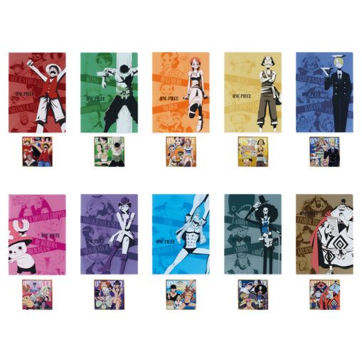 One Piece H Prize: Clear File & Sticker