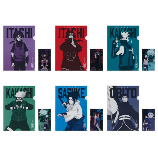 Ichiban Kuji NARUTO Shippuden - Prize H: Clear File & Sticker Set (6 Designs)