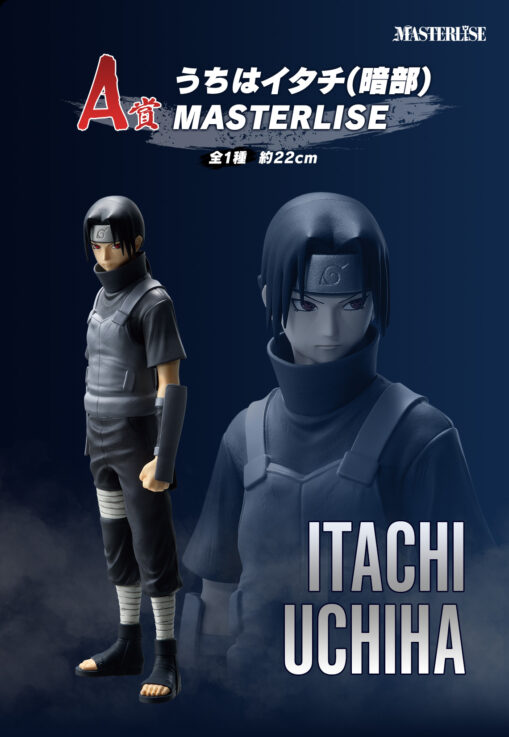 Ichiban Kuji NARUTO Shippuden - Prize A: Itachi Uchiha (Anbu) MASTERLISE Figure - Image 3