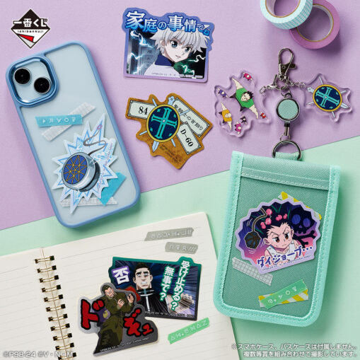 HUNTER × HUNTER K Prize: Clear Stickers & Flake Seals - Image 2