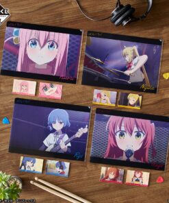 Alternative view of Ichiban Kuji Bocchi the Rock! VOLUME 4 | Prize K: Clear File & Sticker Set