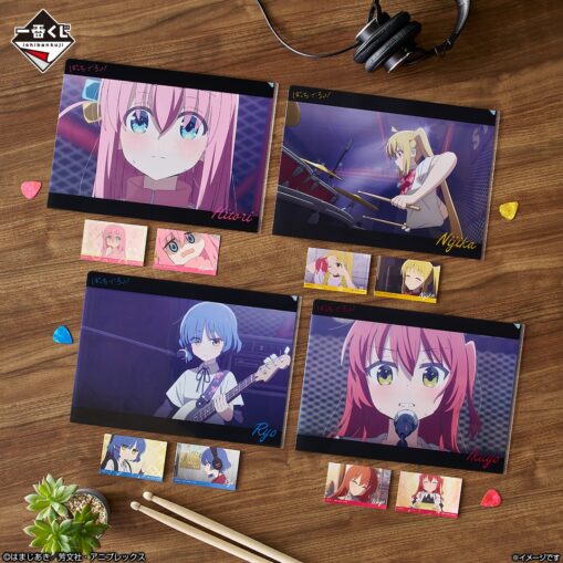 Ichiban Kuji Bocchi the Rock! VOLUME 4 | Prize K: Clear File & Sticker Set - Image 2