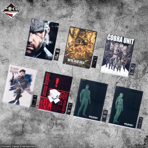 Ichiban Kuji Metal Gear Solid Δ: Snake Eater | Prize G: Clear File & Film-Style Bookmark - Image 2