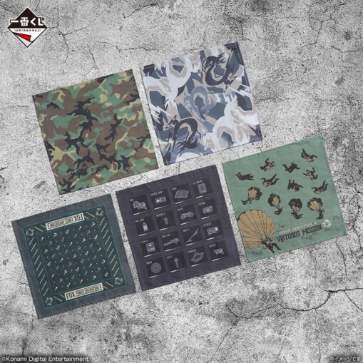 Ichiban Kuji Metal Gear Solid Δ: Snake Eater | Prize E: Survival Handkerchief - Image 2