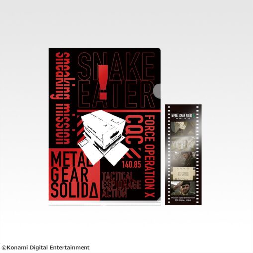 Ichiban Kuji Metal Gear Solid Δ: Snake Eater | Prize G: Clear File & Film-Style Bookmark - Image 8