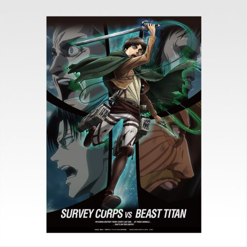 [Pre-Order] Ichiban Kuji Attack on Titan | Prize F: Clear Poster - Image 10