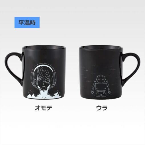 NieRAutomata Ver1.1a Glory to Mankind! Ichiban Kuji Prize E Heat Sensitive Mug (1)