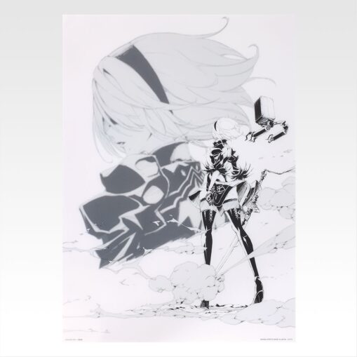 NieRAutomata Ver1.1a Glory to Mankind! Ichiban Kuji Prize F Clear Poster (A3, 12 Types) (3)