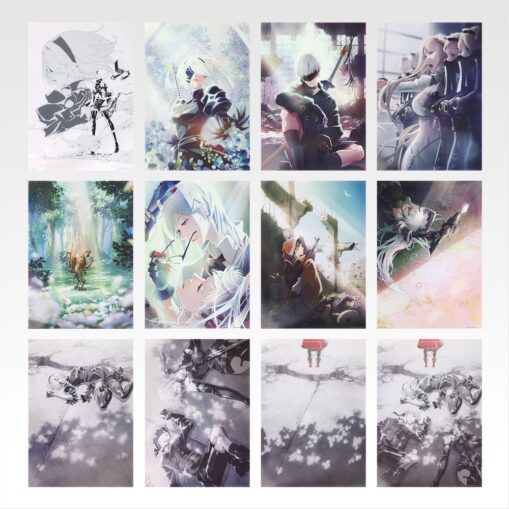 NieRAutomata Ver1.1a Glory to Mankind! Ichiban Kuji Prize F Clear Poster (A3, 12 Types)