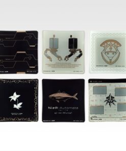 NieRAutomata Ver1.1a Glory to Mankind! Ichiban Kuji Prize G Glass Plate (10cm, 6 Types)