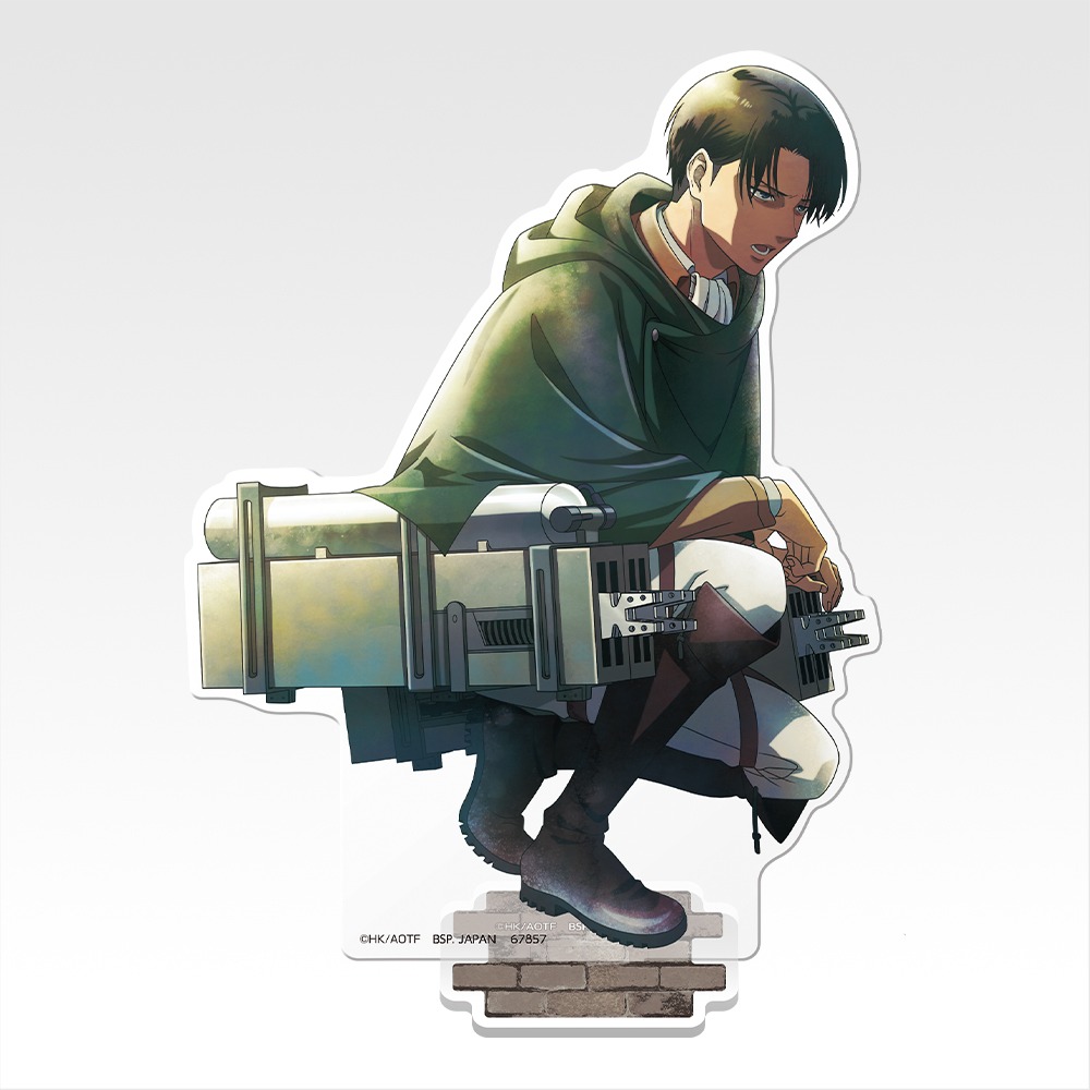 Ichiban Kuji Attack on Titan The Beast Titan I Will Take It Down D Prize Levi Big Acrylic Stand